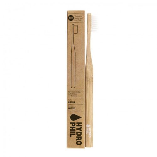 Hydrophil Toothbrush Natural Wood Medium Soft