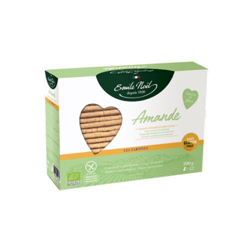 Crispbreads Amond gluten-free 200g Organic