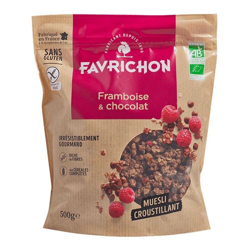 Crunchy Chocolate Raspberry Muesli Organic