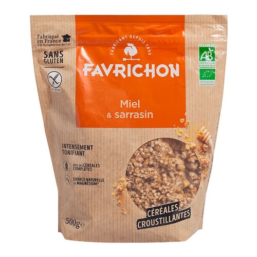 Crunchy Buckwheat Honey Muesli Organic 500g