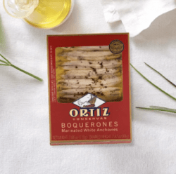 Anchois marinés au vinaigre Bocherones 110g x12 Ortiz – Image 2