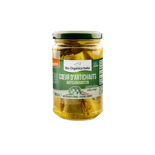 Coeurs d'artichauts à l'huile 280g Bio Demeter