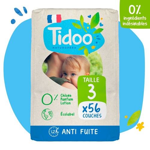 Eco baby nappies T3 (4-9kg) Tidoo x50