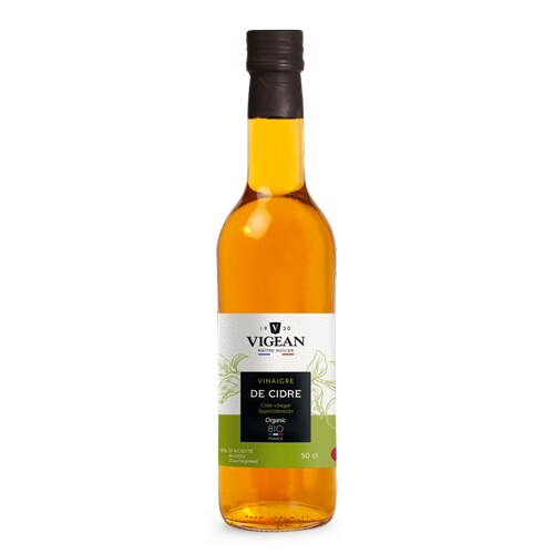 Vinaigre de Cidre de Pommes non pasteurisé 1l Bio