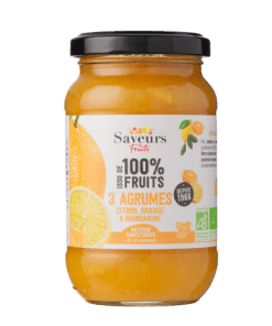 Confiture Trois Agrumes 100% Pure Fruit 310g Bio
