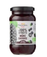 Confiture Mûre sauvage 100% Pure Fruit 310g Bio