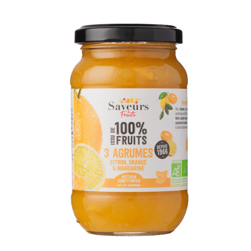 Konfitüre Mandarinen Orange Grapefruit 100% 310g Bio