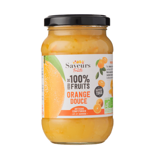 Confiture Orange Douce 100% Pure Fruit 310g Bio