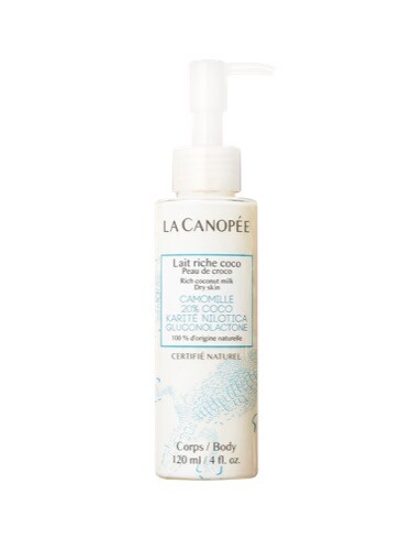 Lait riche coco - soin corps bio peau très sèche 120ml