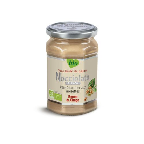 Pâte à tartiner nocciolata bianca 325g aux noisettes Bio