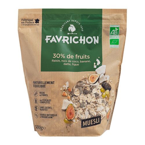 Müsli mit 30% fruchtanteil Bio
