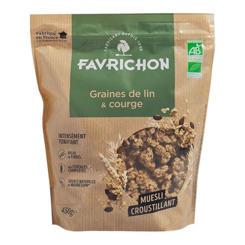 Müsli Leinsamen kürbis Bio Glutenfrei