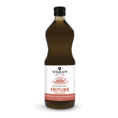 Huile de Tournesol Oléique Spéciale Friture Bio 1l Vigean