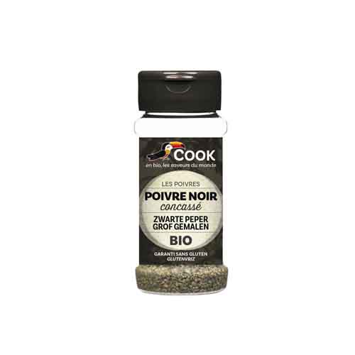 Poivre noir concassé 50g Bio