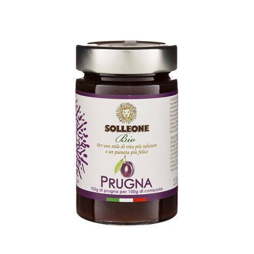 Plums Jam 220g Organic - 100% Pure Fruit