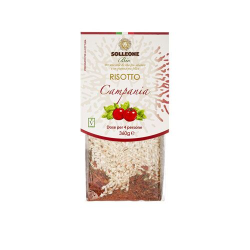 Risotto Tomate Basilique Campania 360g Bio