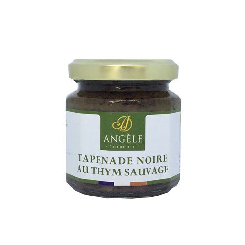Tapenade noire au Thym Sauvage 100g Bio