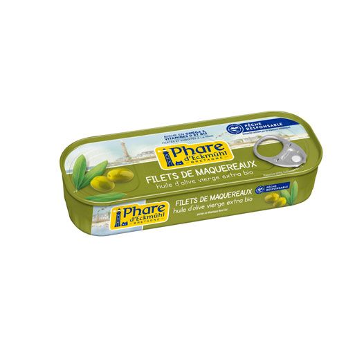 Long format mackerel fillets in extra virgin olive oil 151g