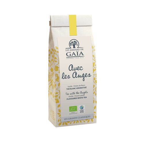 Organic White Tea Avec Anges 50G Jardins De Gaia