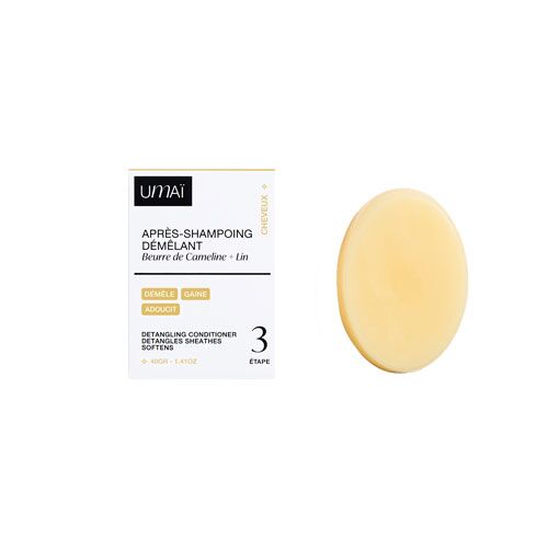 Soin Après-Shampoing démêlant solide 40g UMAÏ