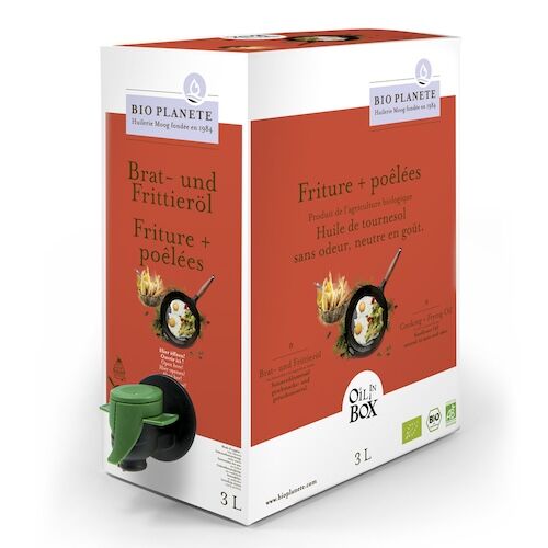 Bio Sonnenblumenöl High Oleic zum Braten und Kochen 3 l – Bio Planète