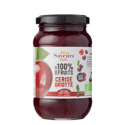Morello Cherry Jam 100% Pure Fruit 310g Organic