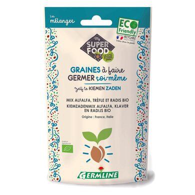 Alfalfa -Clover - Radish to sprout 150g Organic