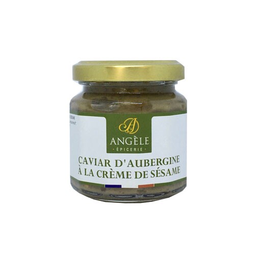 Eggplant caviar with sesame cream 100g Organic