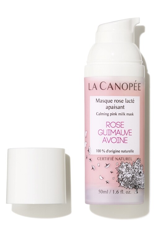 Masque rose lacté apaisant