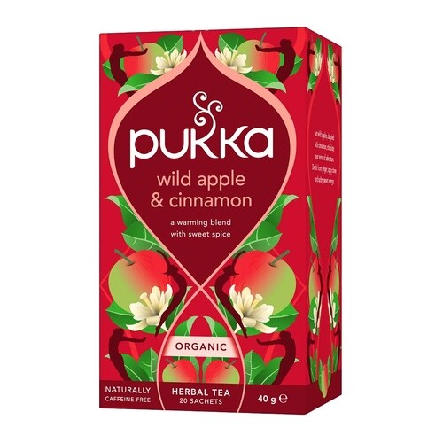 Pukka Wild Apple & Cinnamon Tea Organic