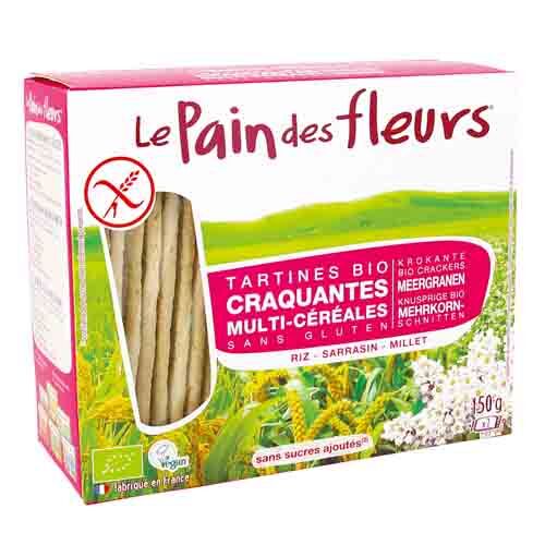 Knäckerbrot Multi-getreide Glutenfrei 150g Bio