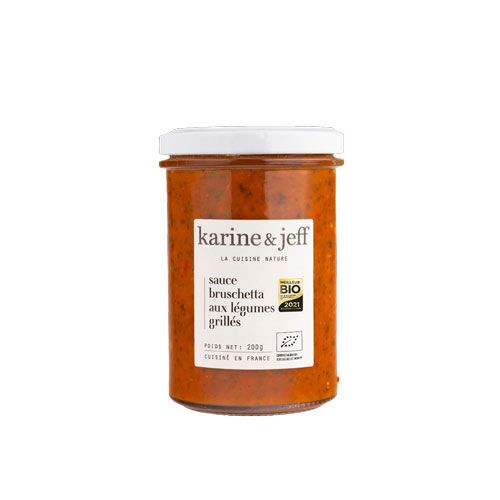 Bruschetta mit gegrilltem gemüse 200g Bio
