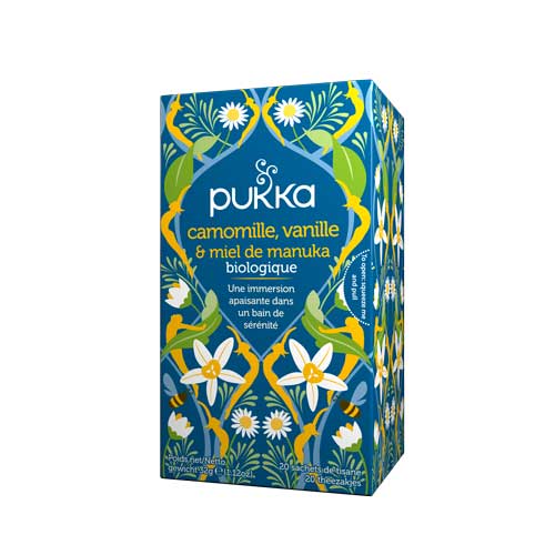 Pukka Camomille Vanille & Miel de Manuka  Bio