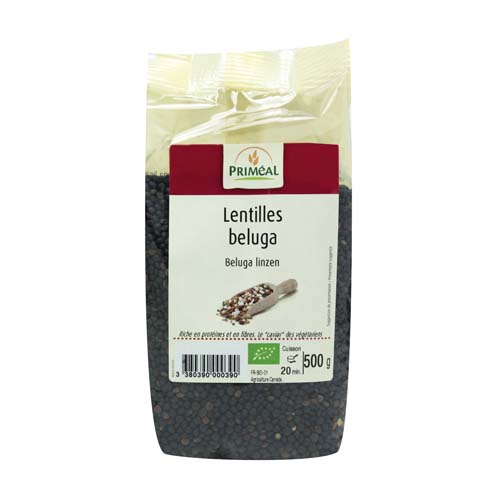 Beluga Lentils 500G Organic