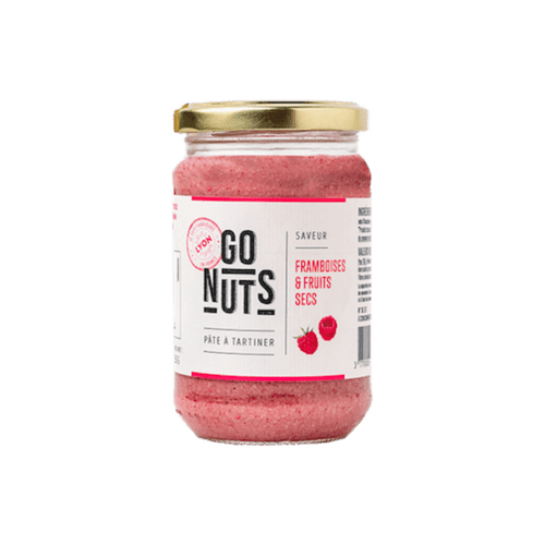 Pâte à Tartiner Framboises 270G Go Nuts Bio