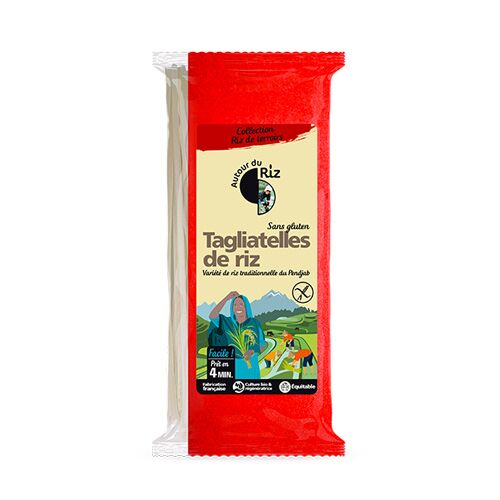Tagliatelle of white rice Organic