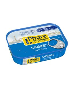Sardines au naturel 135g