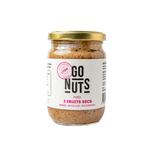 Purée 3 Fruits Secs 250G Go Nuts Bio