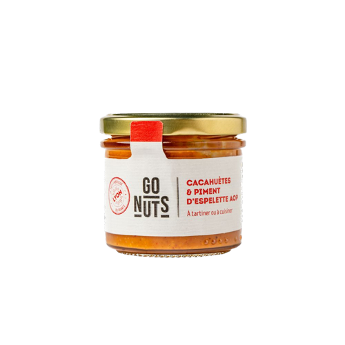 Tartinable Cacahuètes Piment 100G Go Nuts Bio