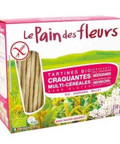 Tartines sans gluten multi-céréales bio – Le Pain des Fleurs 150 g