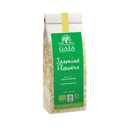 Thé Vert Tea Jasmin Flowers 100G Jardins De Gaia Bio