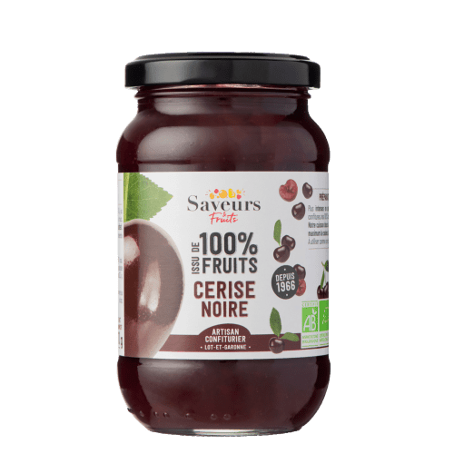 Confiture Cerise Noire 100% Pure Fruit Bio