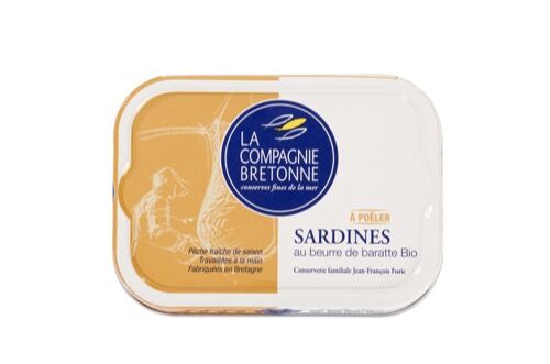 Sardinen mit Bio-Fassbutter zum Anbraten 115g