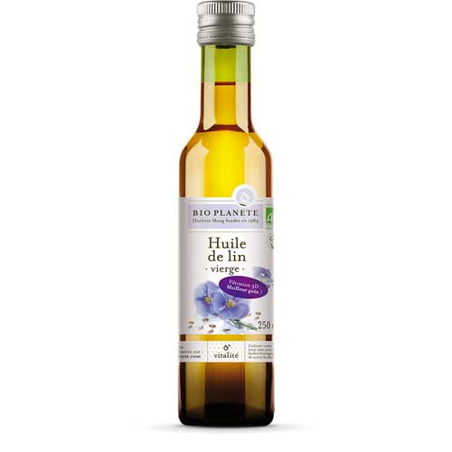 Huile de lin vierge 250ml Bio