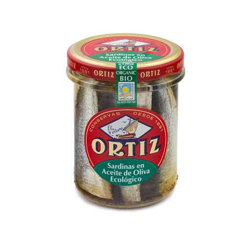 Sardines Huile Olive Vierge 190g Ortiz